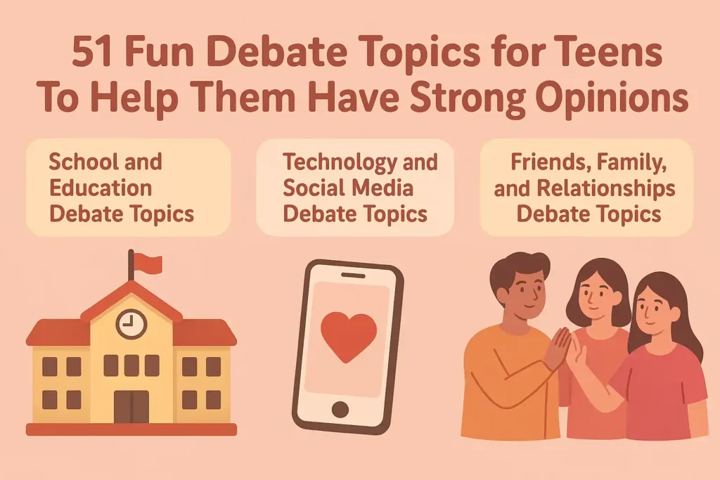 51 Fun Debate Topics for Teens To Spark Having Strong Opinions 1 Fun Debate Topics for Teens
